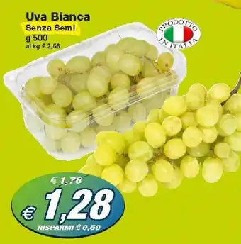 Prix Quality Uva Bianca 500g offerta