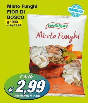 Prix Quality Fior di Bosco Misto Funghi 1000g offerta