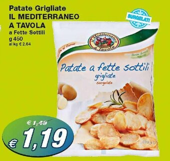 Prix Quality Il Mediterraneo A Tavola Patate Grigliate 450g offerta