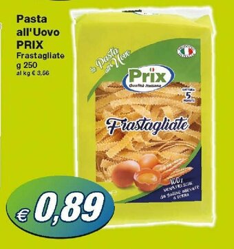 Prix Quality Prix Pasta all'Uovo 250g offerta