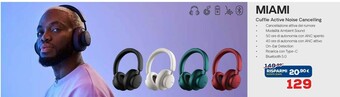 Euronics Miami cuffie active noise cancelling offerta