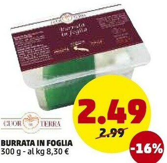 PENNY Burrata in foglia offerta