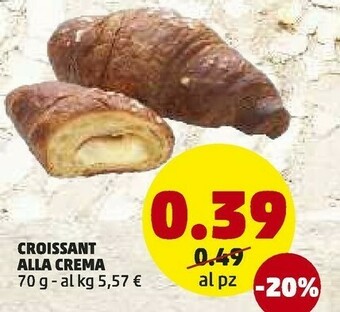 PENNY Croissant alla crema offerta
