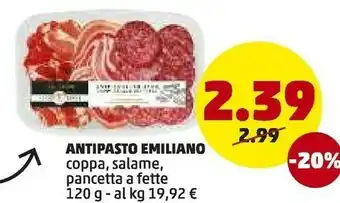 PENNY Emiliano antipasto coppa offerta