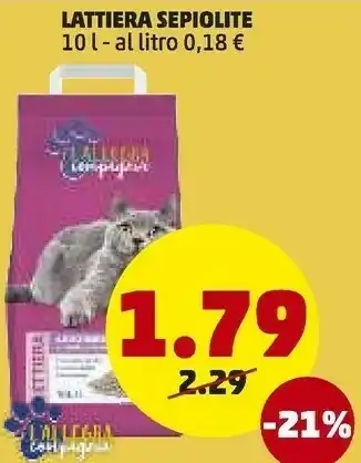 PENNY Sepiolite lettiera offerta