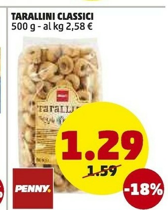 PENNY Tarallini classici offerta