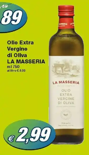 Prix Quality La Masseria Olio Extra Vergine di Oliva 750ml offerta