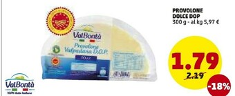 PENNY Provolone valpadana dop dolce 300 g(ml) offerta