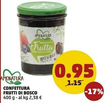 PENNY Amonatura confettura frutti di bosco offerta