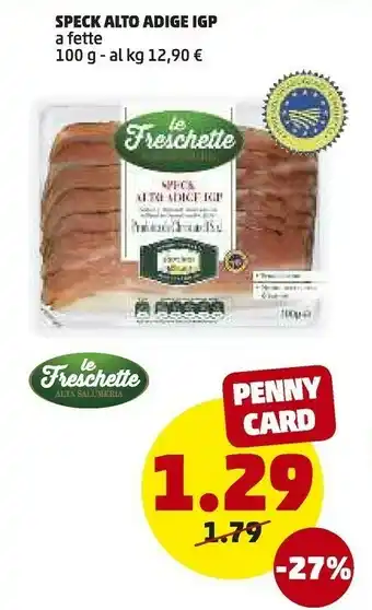 PENNY Penny market speck aldo adige igp offerta