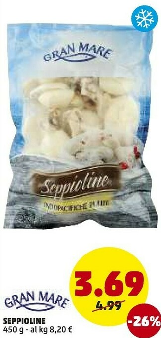 PENNY Gran mare seppioline offerta