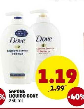 PENNY Dove sapone liquido offerta