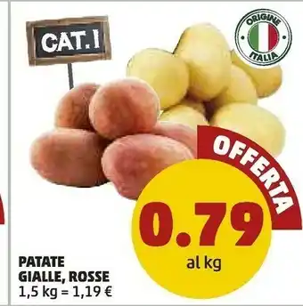 PENNY Cat.i patate gialle offerta