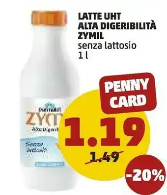 PENNY Latte uht alta digeribilita zymil offerta
