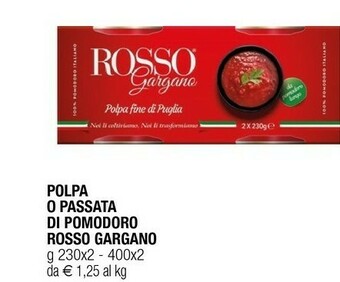 Iperal Rosso gargano - peeled tomatoes 500 g(ml) offerta
