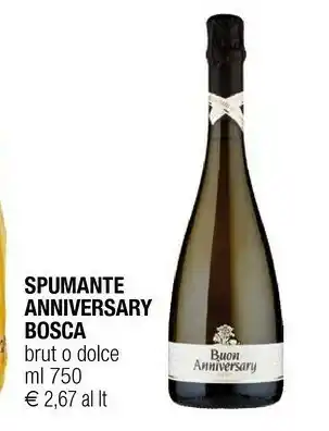 Bosca spumante anniversary brut