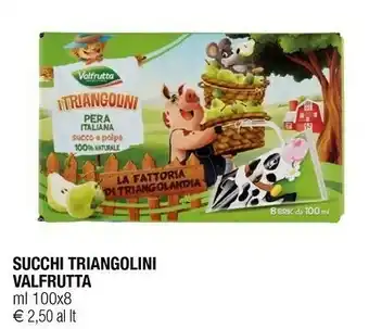 I triangolini pera succo e polpa