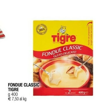 Iperal Tigre fondue classic offerta