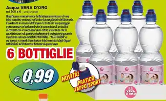 Prix Quality Vena d'Oro Acqua 500ml x 6 offerta