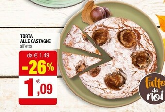 Iperal Torta alla castagne offerta