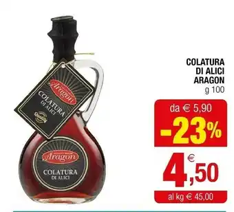 Iperal Aragnon colatura di alici offerta