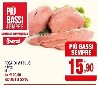 Iperal Fesa di vitello offerta
