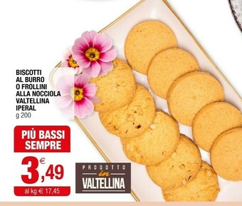 Iperal Biscotti al burro offerta