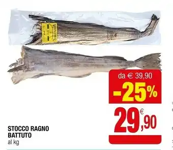 Stoco ragno battuto
