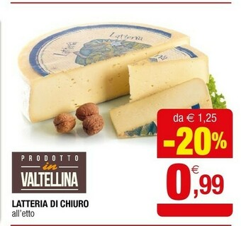 Iperal Latteria di chiuro offerta