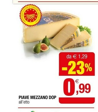 Piave mezzano dop