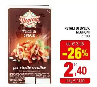 Iperal Petali di speck offerta