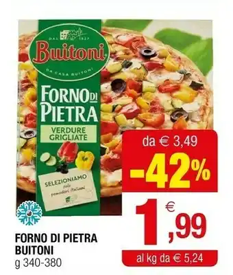 Iperal Buitoni forno di pietra offerta
