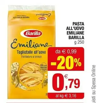 Iperal Pasta all'uovo emiliane offerta