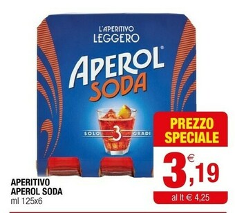Aperol soda aperitivo