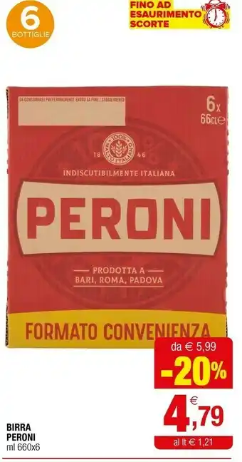 Iperal Birra 660 g(ml) offerta
