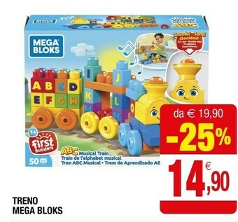 Iperal Mega bloks treno offerta