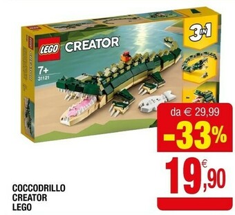 Iperal Lego coccodrillo creator offerta