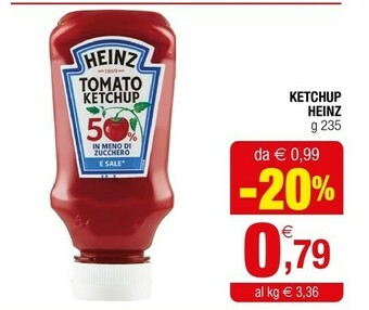 Iperal Heinz ketchup offerta