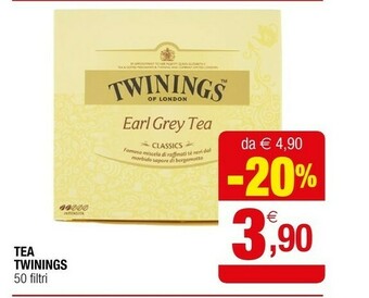 Iperal Twinings - earl grey tea offerta