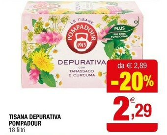 Pompadour - le tisane depurativa