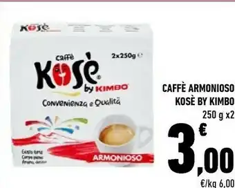 Conad Kosè - caffè armonioso offerta