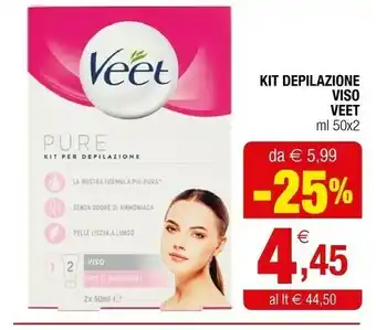 Kit depilazione viso