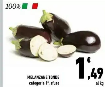 Conad Conad melanzane tonde offerta