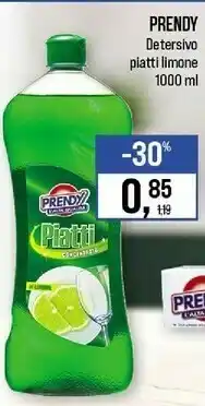 Caddy's Prendy detersivo platti limone offerta