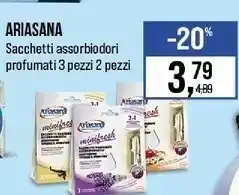 Caddy's Sacchetti assorbiodori profumati offerta