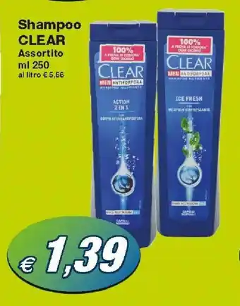 Prix Quality Clear Shampoo 250ml offerta