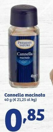 In'S Mercato Premiati sapori cannella macinata offerta