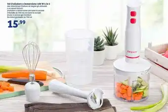 In'S Mercato Set frullatore a immersione 400 w 4 in 1 offerta