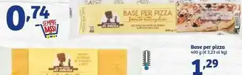 In'S Mercato La meraviglie di adelia base per pizza offerta