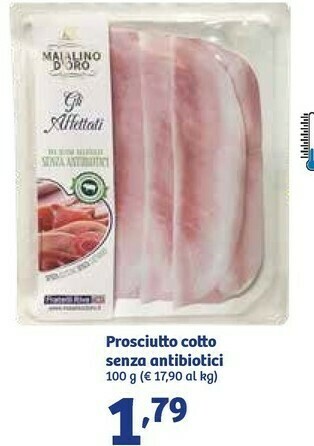 In'S Mercato Prosciutto cotto antibiotici offerta